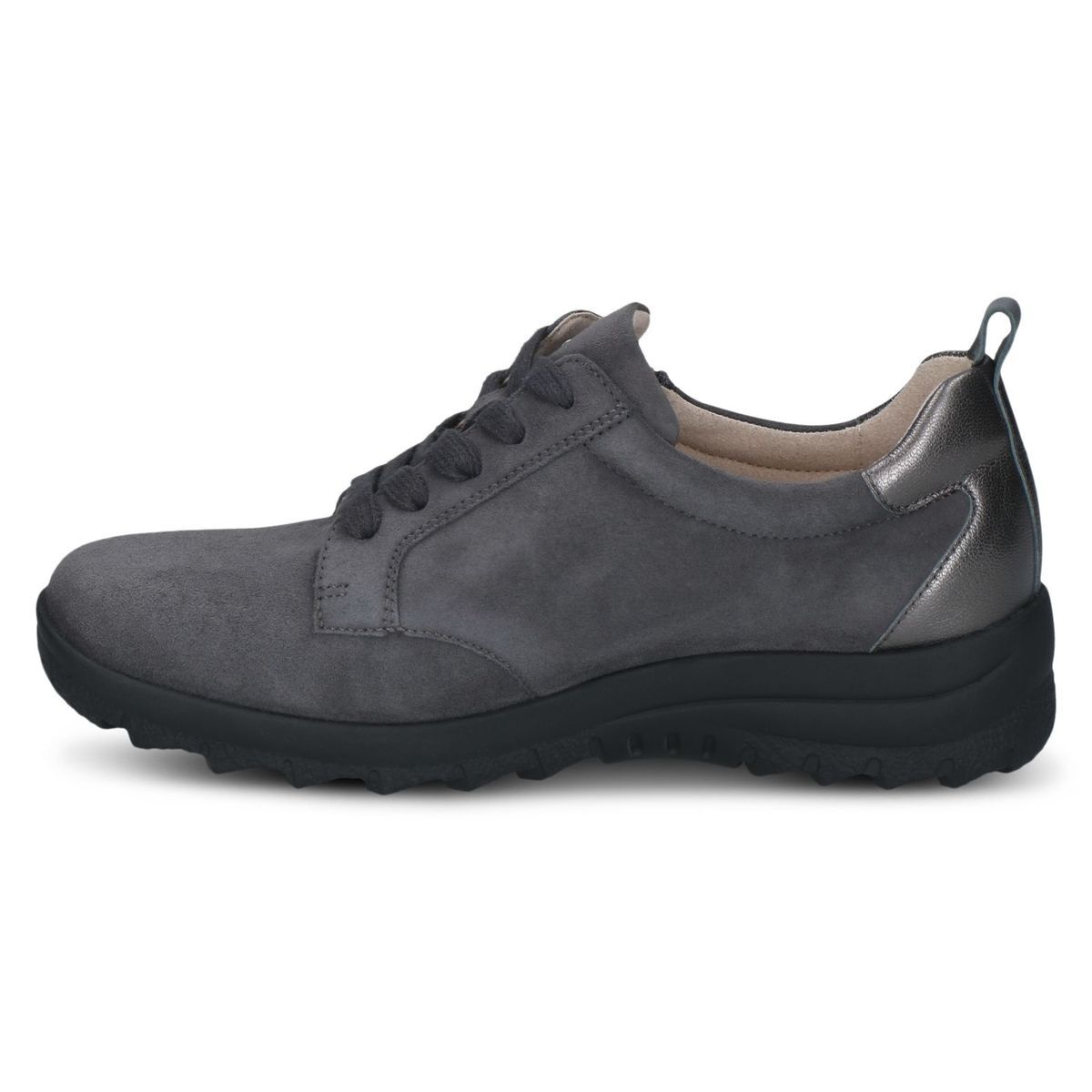 Derbie en cuir gris clair, CAPRICE