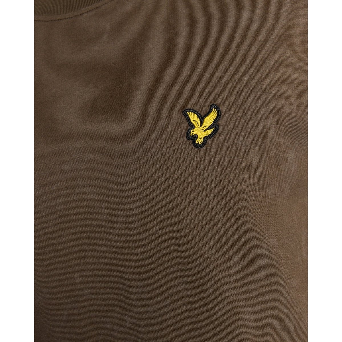 T-shirt en coton délavé épais noir doux, LYLE & SCOTT
