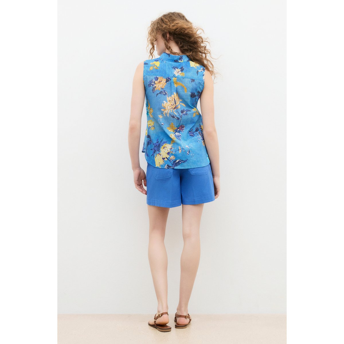 Chemise droite col CHEMISE CJESSIL bleu, CAROLL