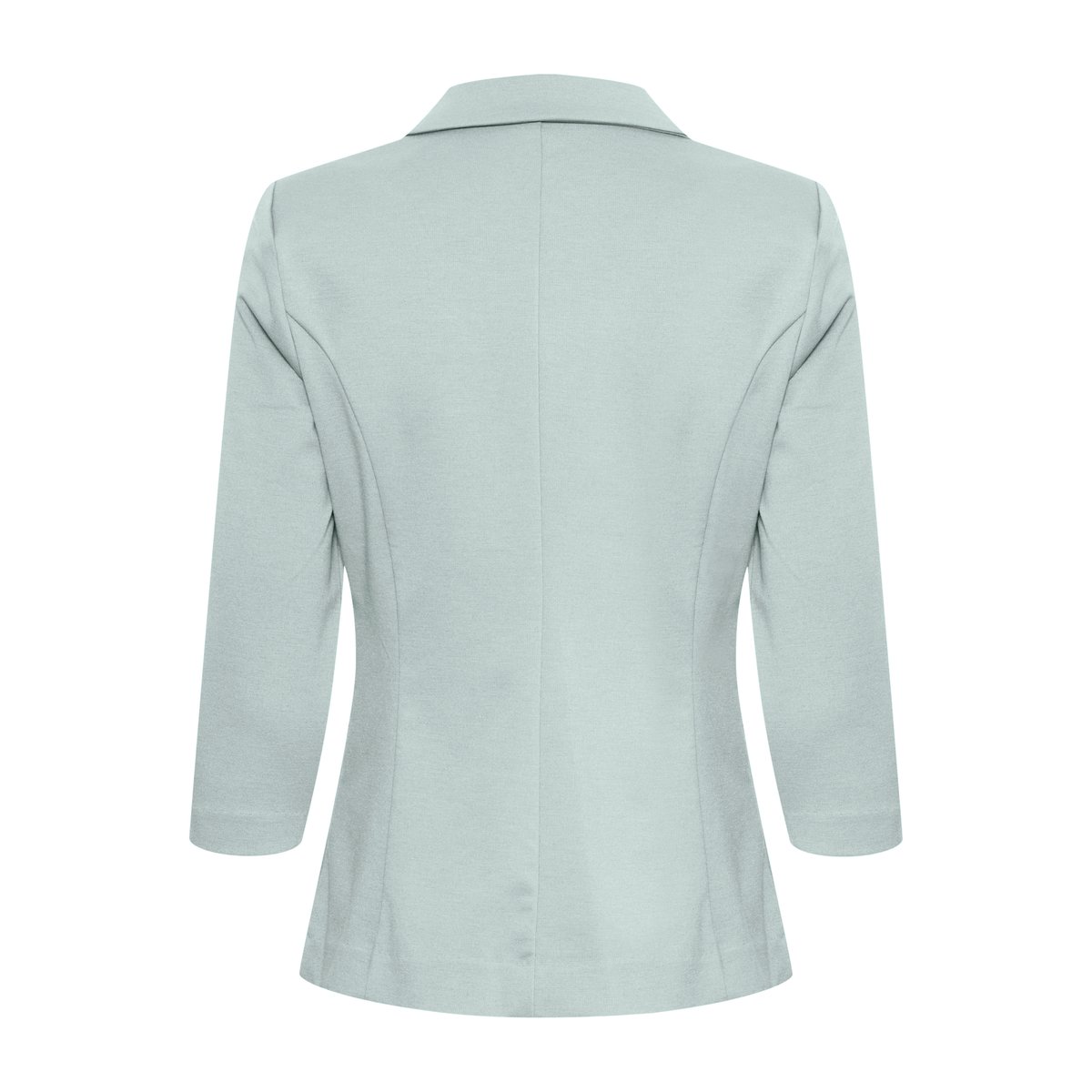 Blazer coupe droit, manches 3/4, poches passepoilées bleu ether, ICHI