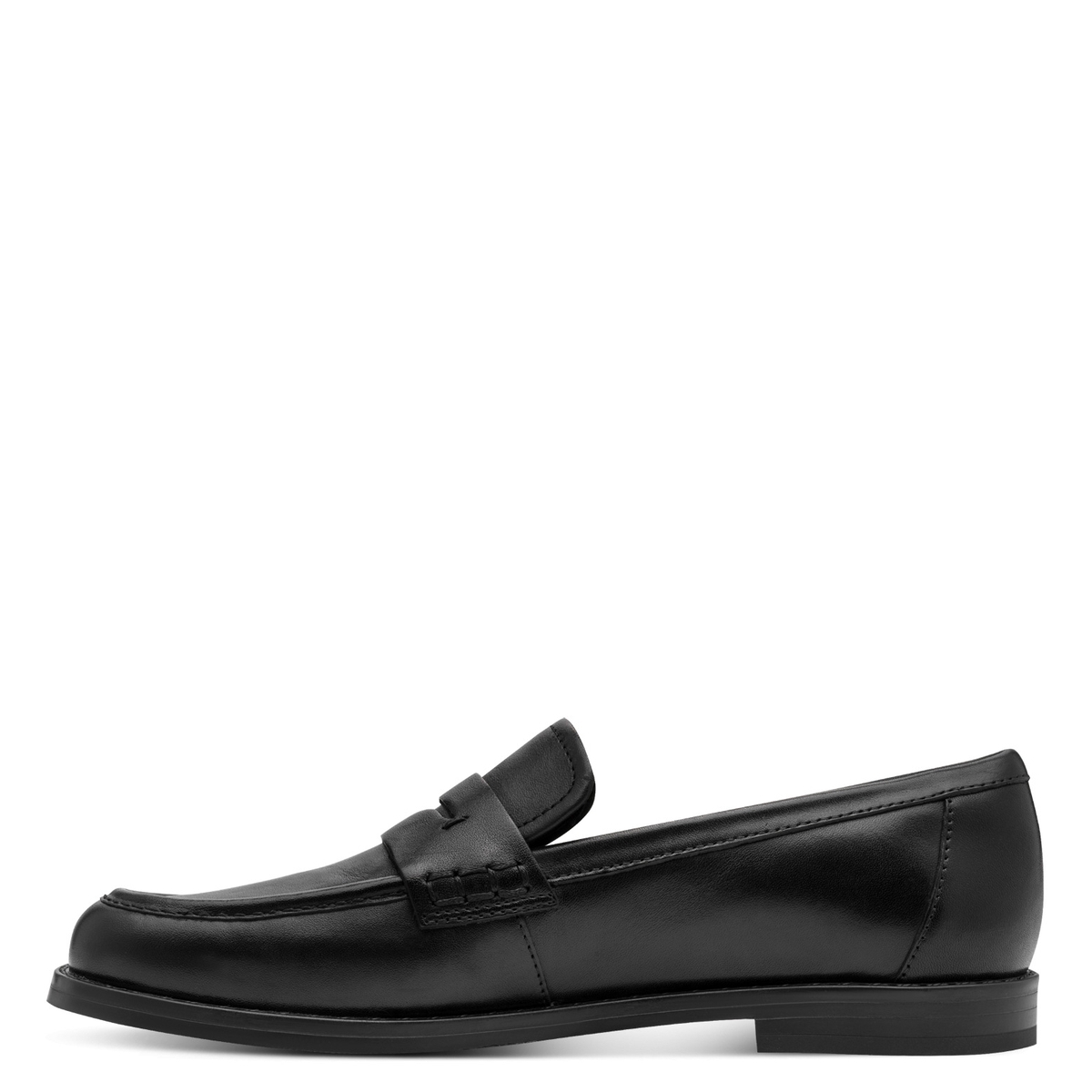 Slipper en cuir noir cuir, TAMARIS