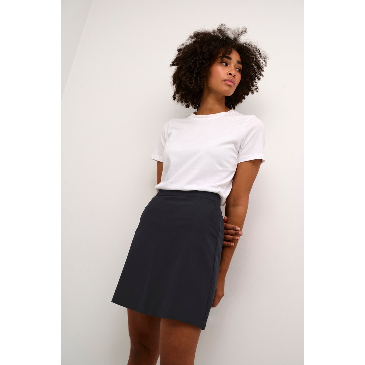 Skirt bleu midnight marine, KAFFE