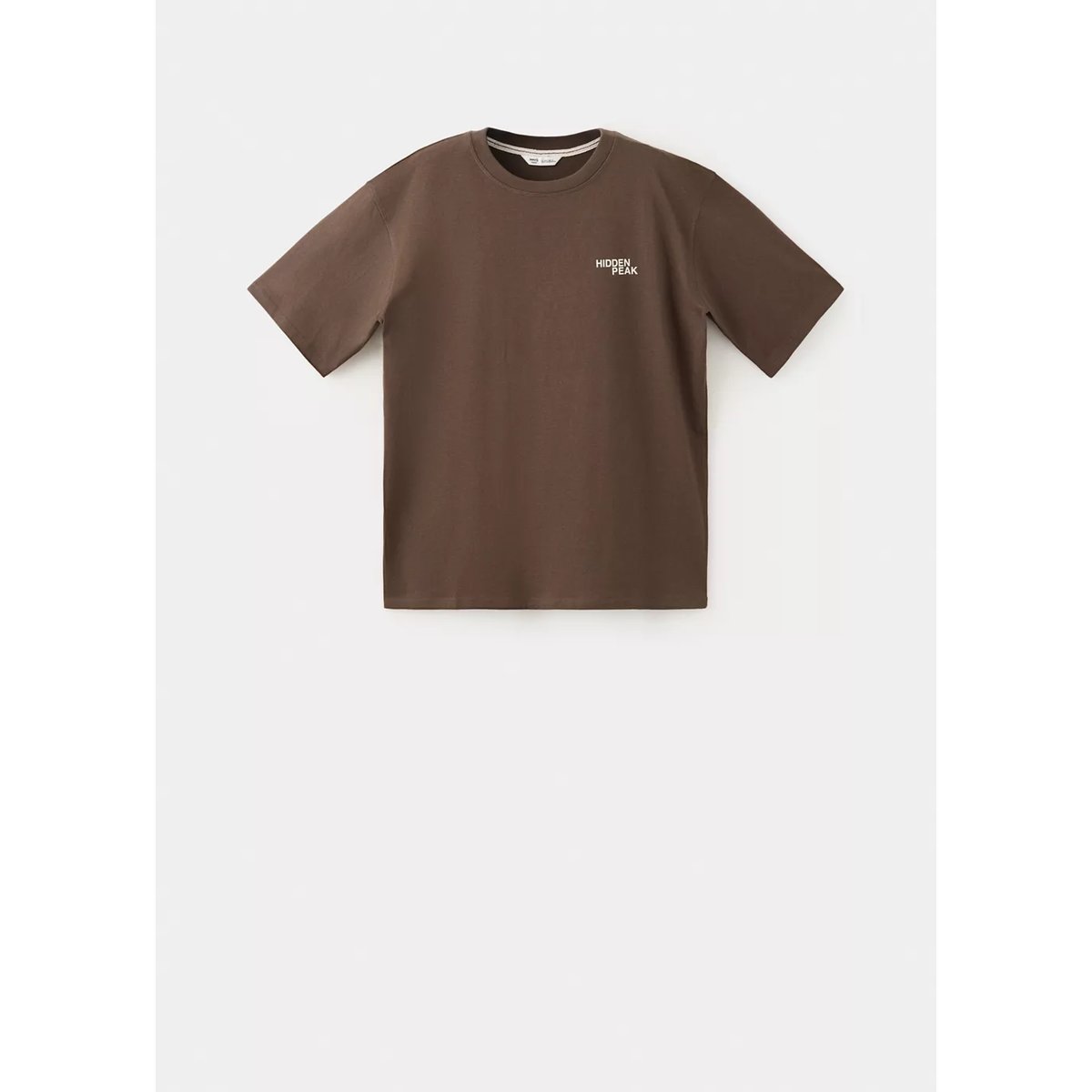 T-shirt 100 % coton imprimé marron, MANGO TEEN