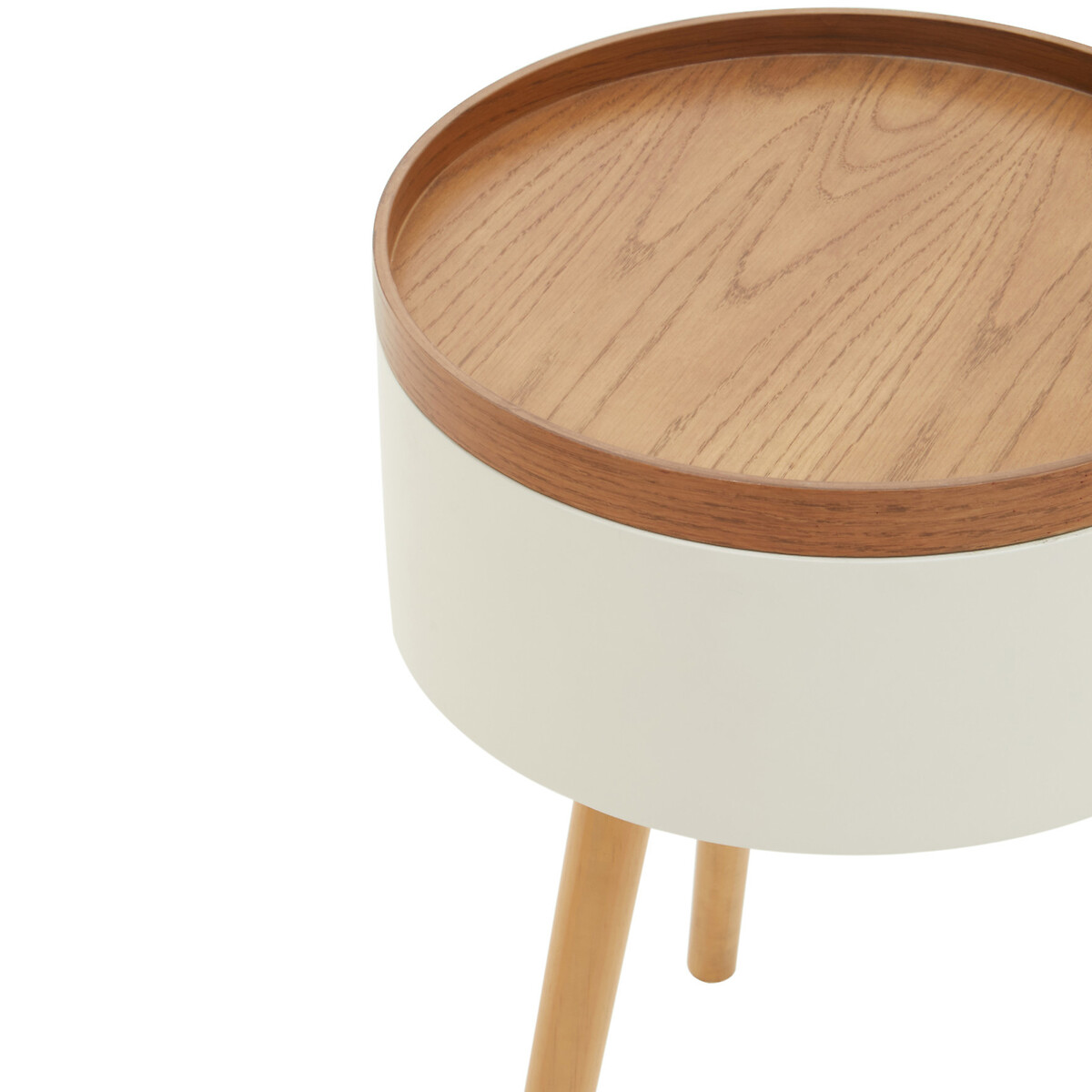 Lars Scandi Storage Side Table natural, SO'HOME