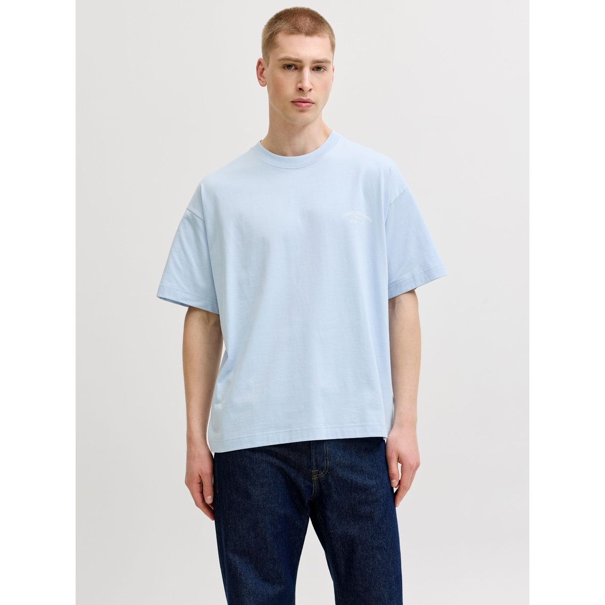 T-Shirt cashmere blue 1, JACK & JONES