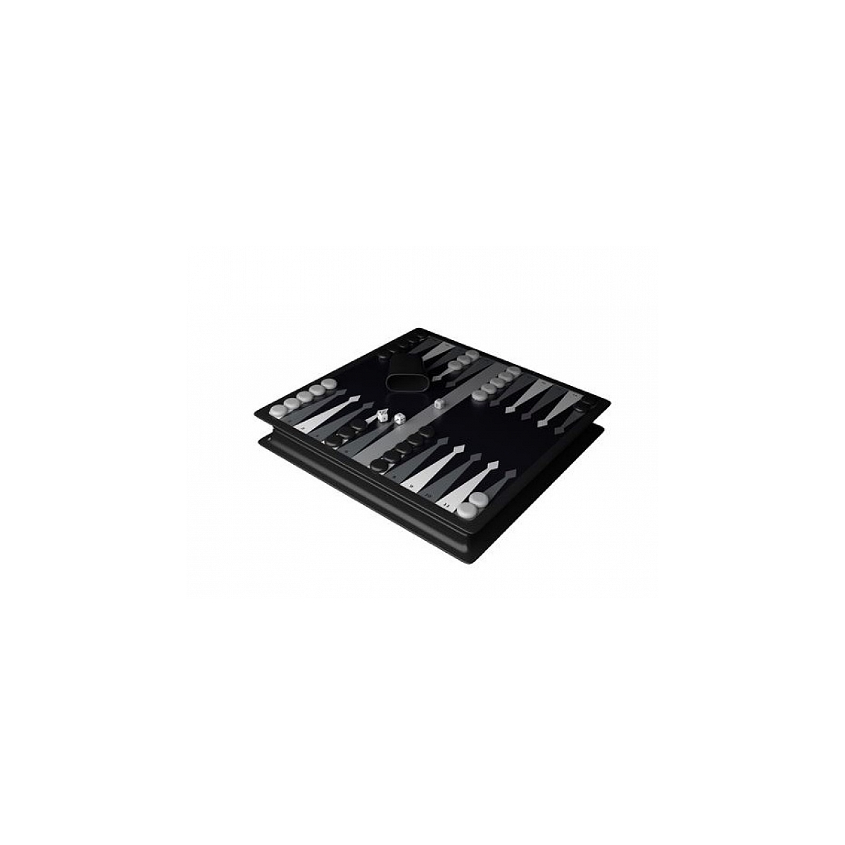 Serie Noire Backgammon le jeu couleur unique, DUJARDIN