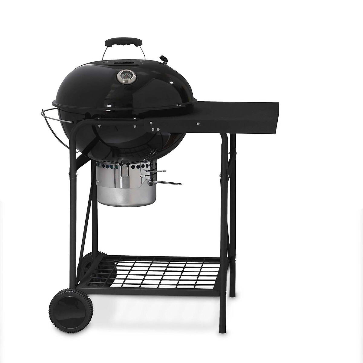 Kettle Grill with Side Table black, TOWER