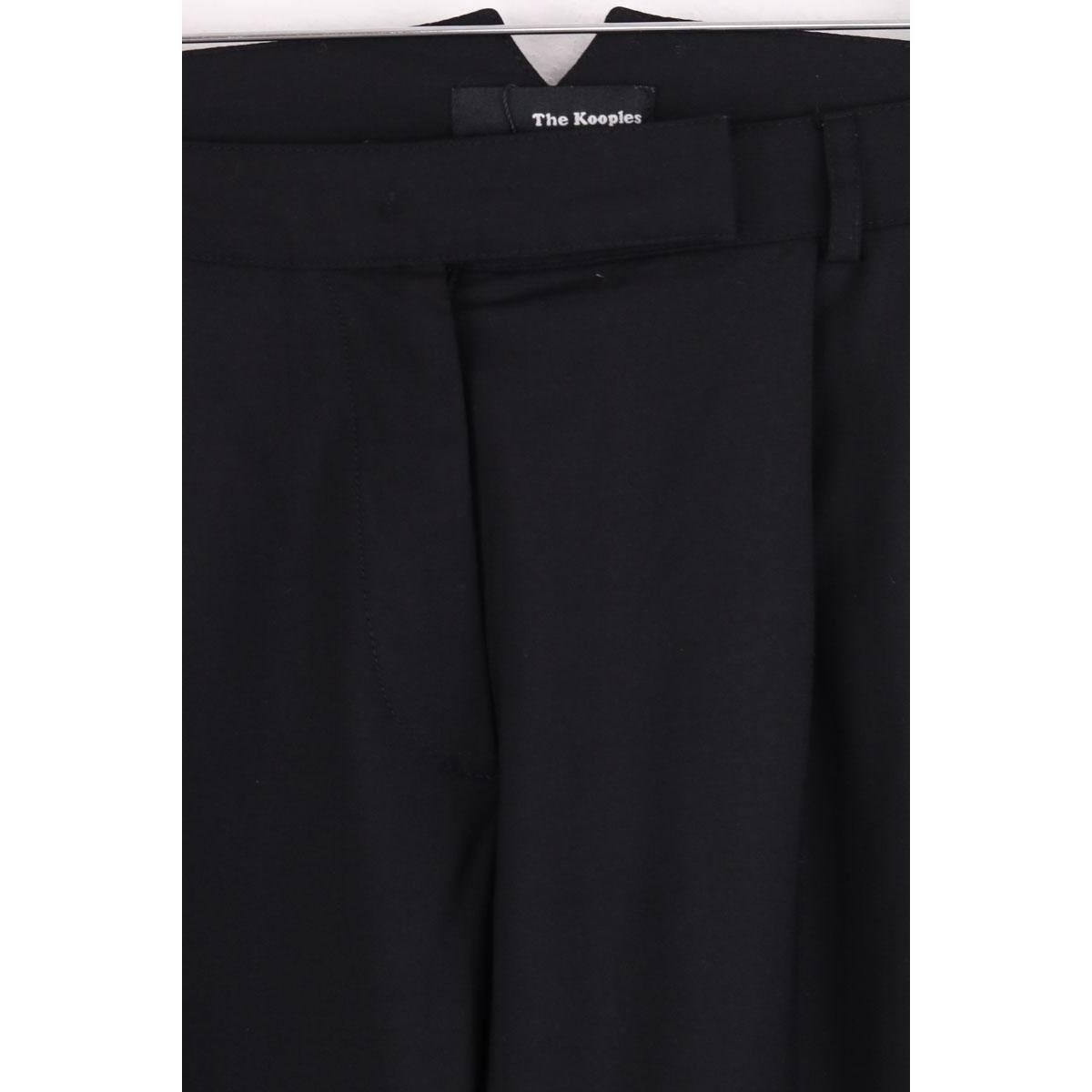 Pantalon droit - Très Bon État noir, THE KOOPLES