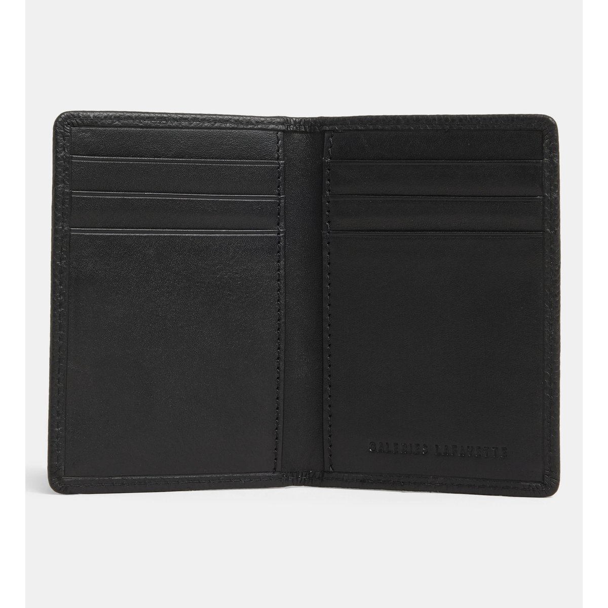 Porte-cartes marcus cuir grainé noir, GALERIES LAFAYETTE