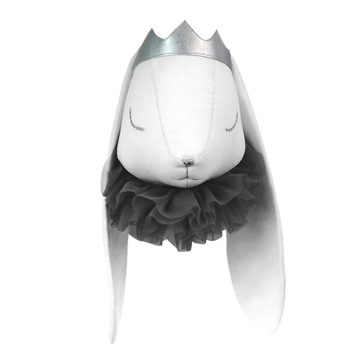 Trophée mural enfant en velours Prince MAISON SEVIRA blanc, SEVIRA KIDS