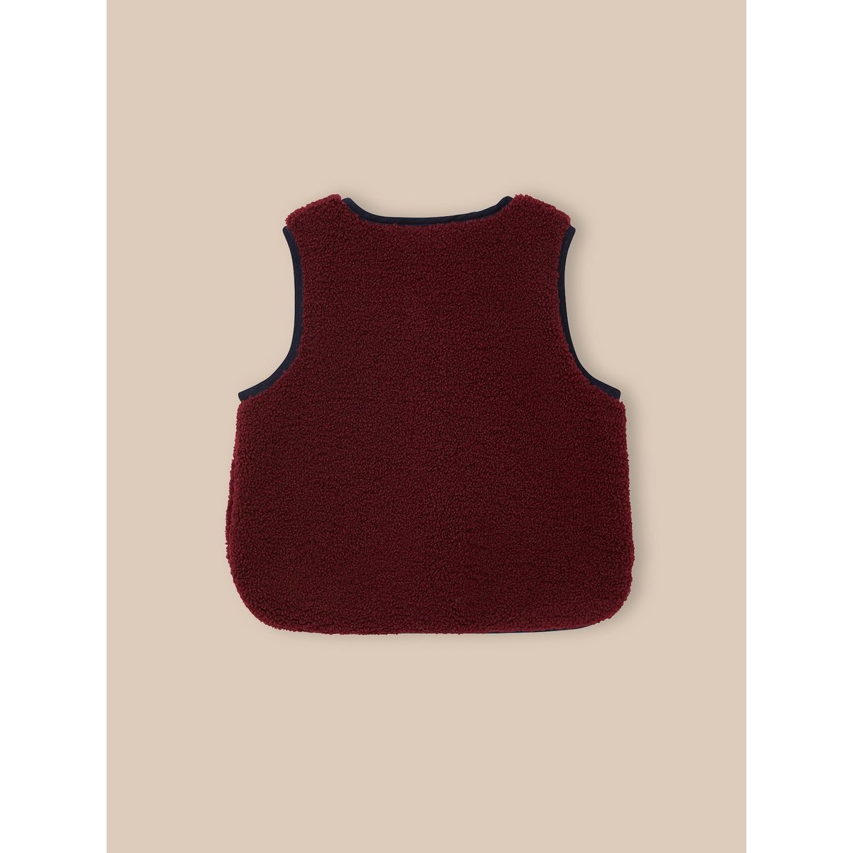 Veste en sherpa - Collection JUNIOR bordeaux, CYRILLUS