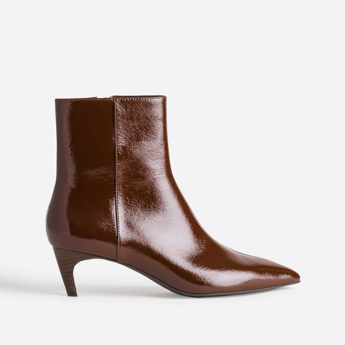 Boots À Talon en cuir NAJA cognac, ERAM