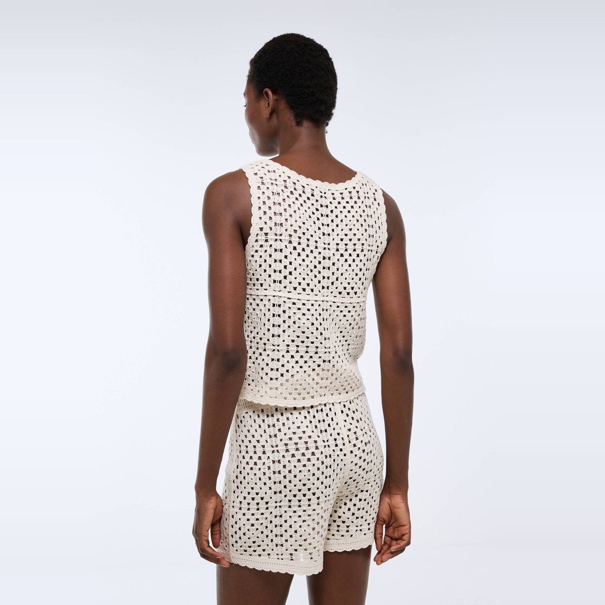 Haut en crochet bones, MONOPRIX