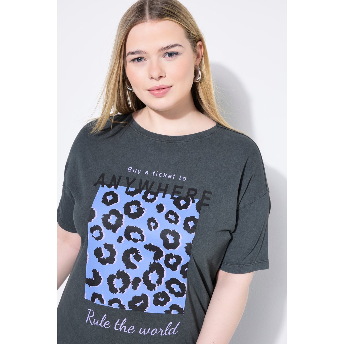 T-shirt oversize anthracite, STUDIO UNTOLD