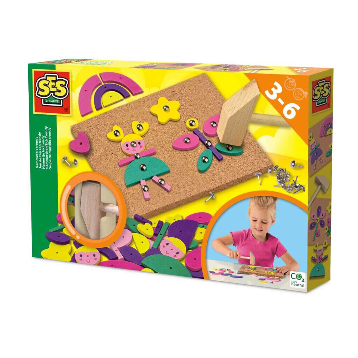 Construo Com Martelo Figuras Trendy Hobby, SES multicolor, SES
