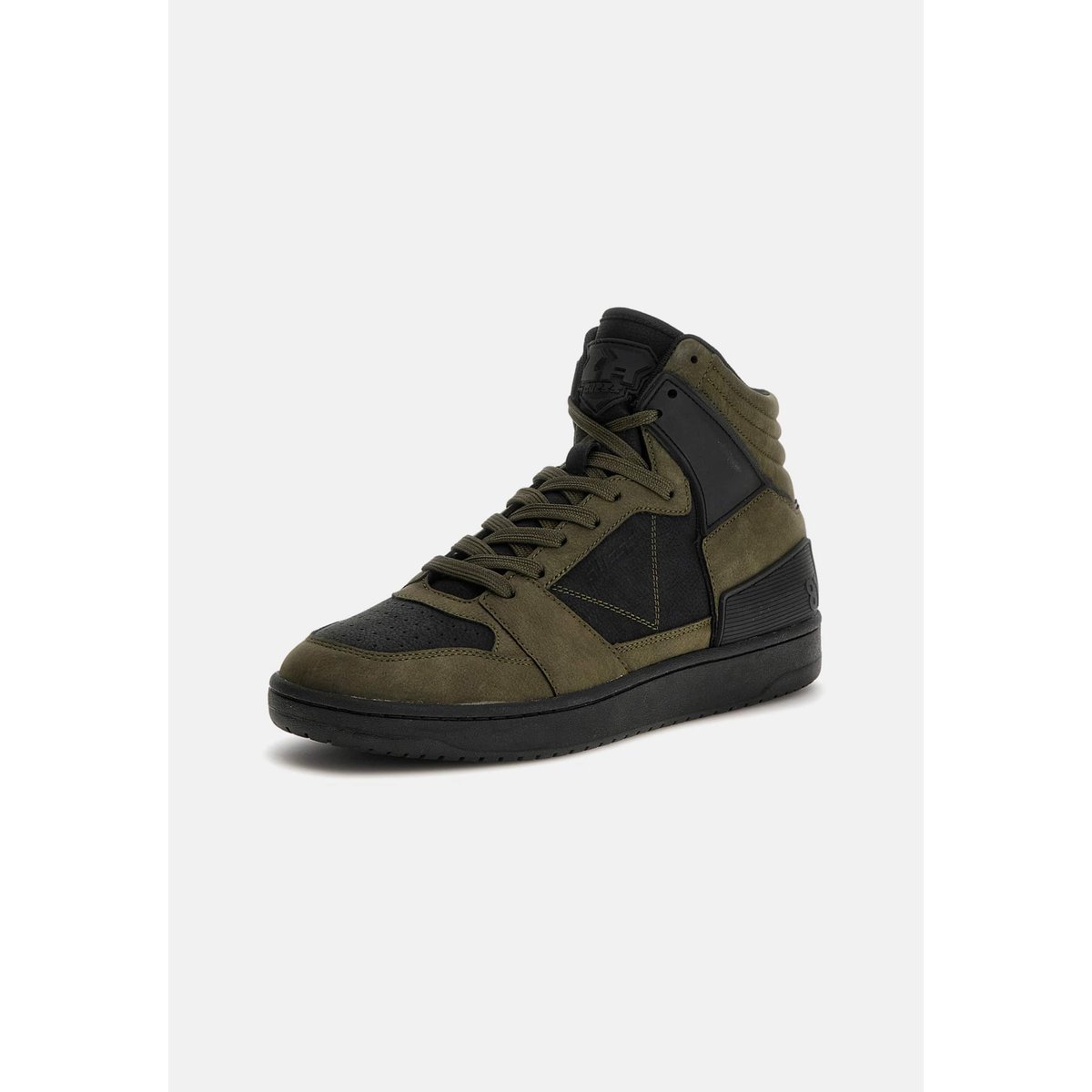 Sneaker Montante Sava Daim vert multi, GUESS
