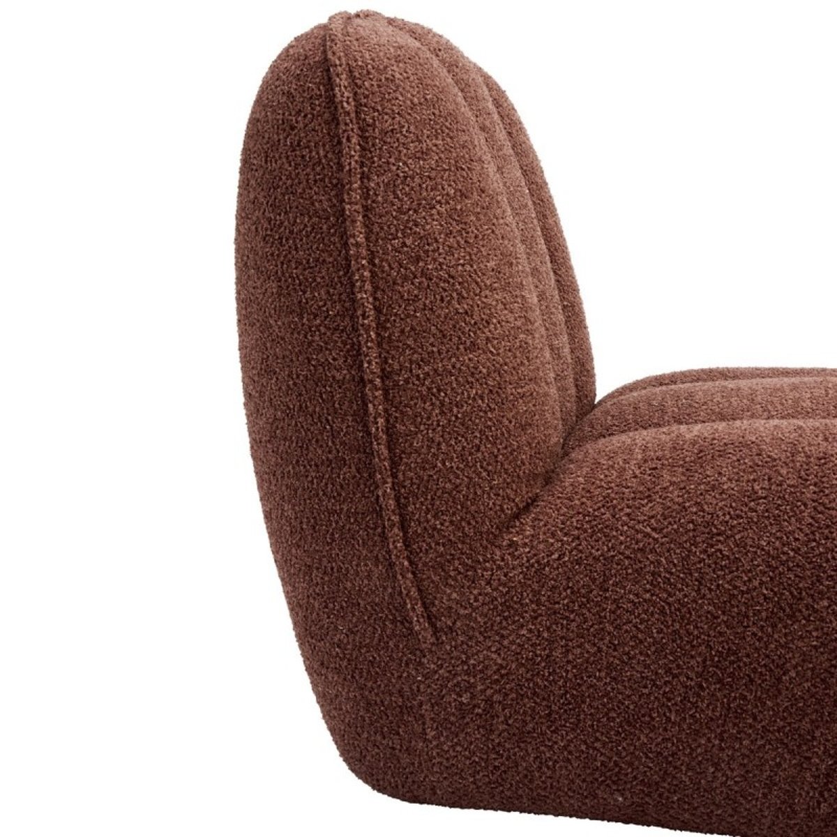 Fauteuil bas moelleux vieux rose, MADAM STOLTZ