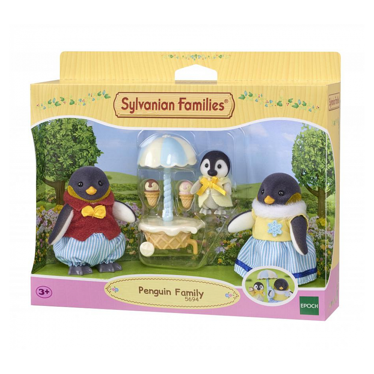 La famille pingouin - 5694 Sylvanian couleur unique, SYLVANIAN FAMILIES