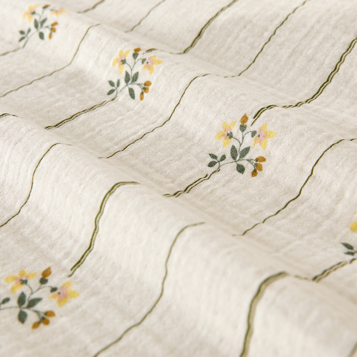Fronha de almofada em gaze de algodão, estampado com flores, RISETTI estampado, LA REDOUTE INTERIEURS
