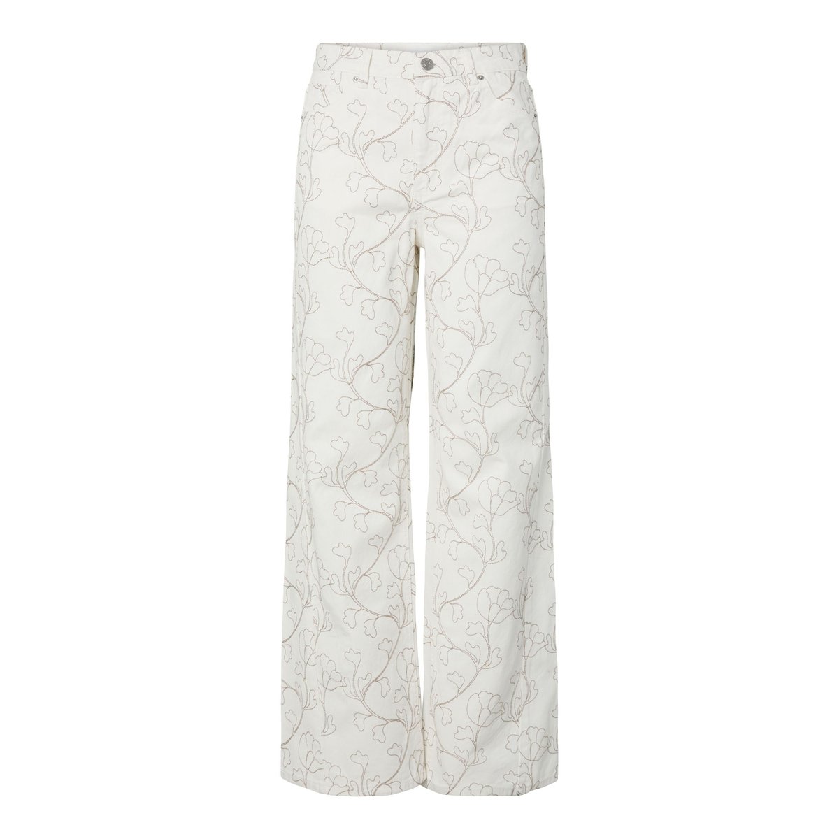 Jean Droit blanc - star white, YAS