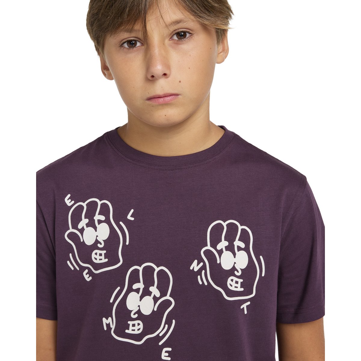 T-shirt à manches courtes SAY HI violet plum perfect, ELEMENT
