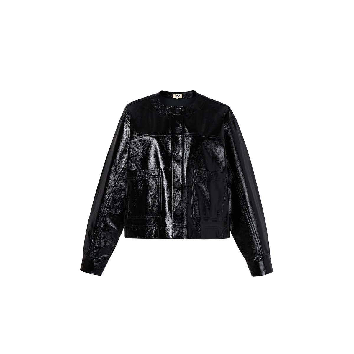 Veste en coton HYSOPE noir, FRNCH