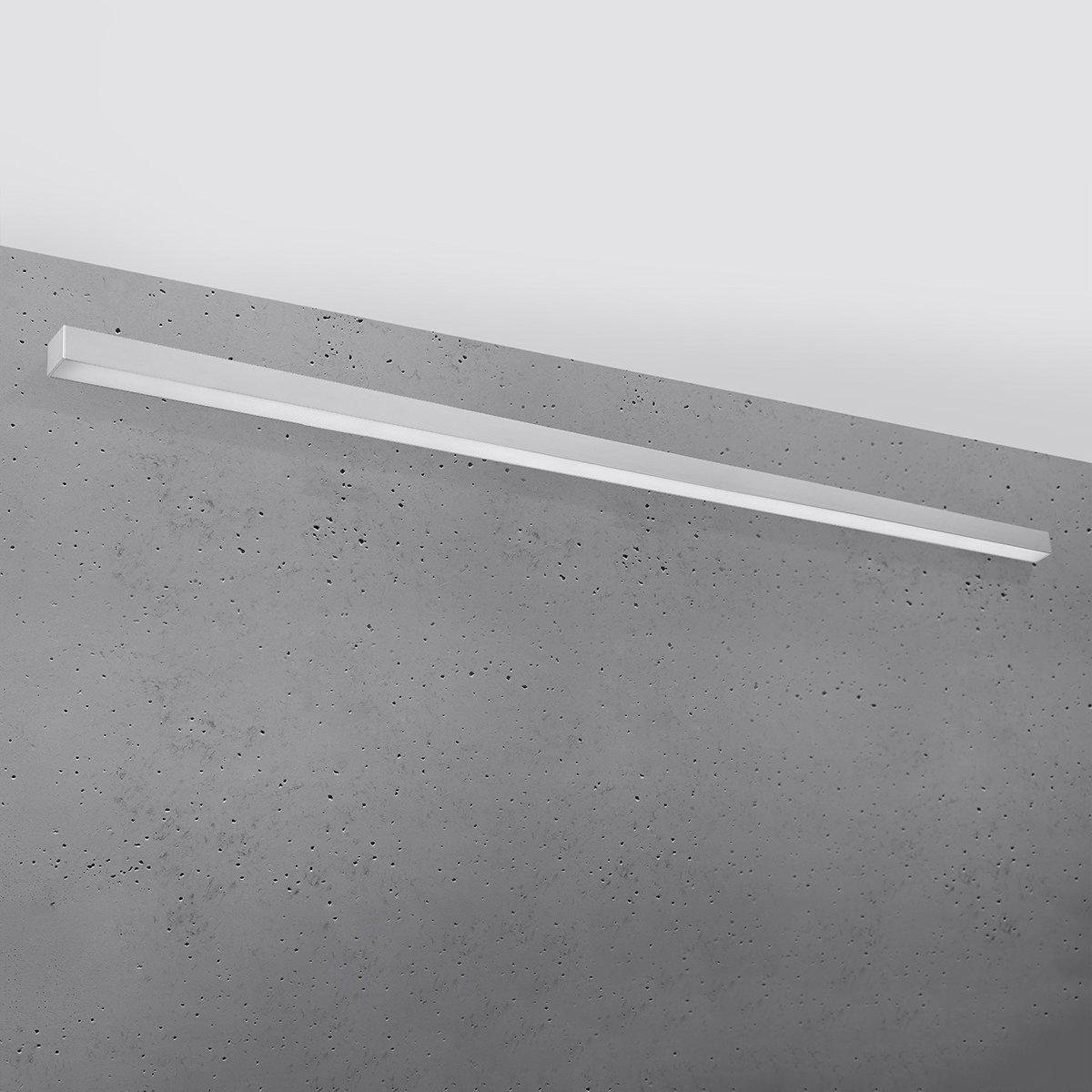 Applique murale Aluminium Gris LED 1 Pinne gris, EDEN