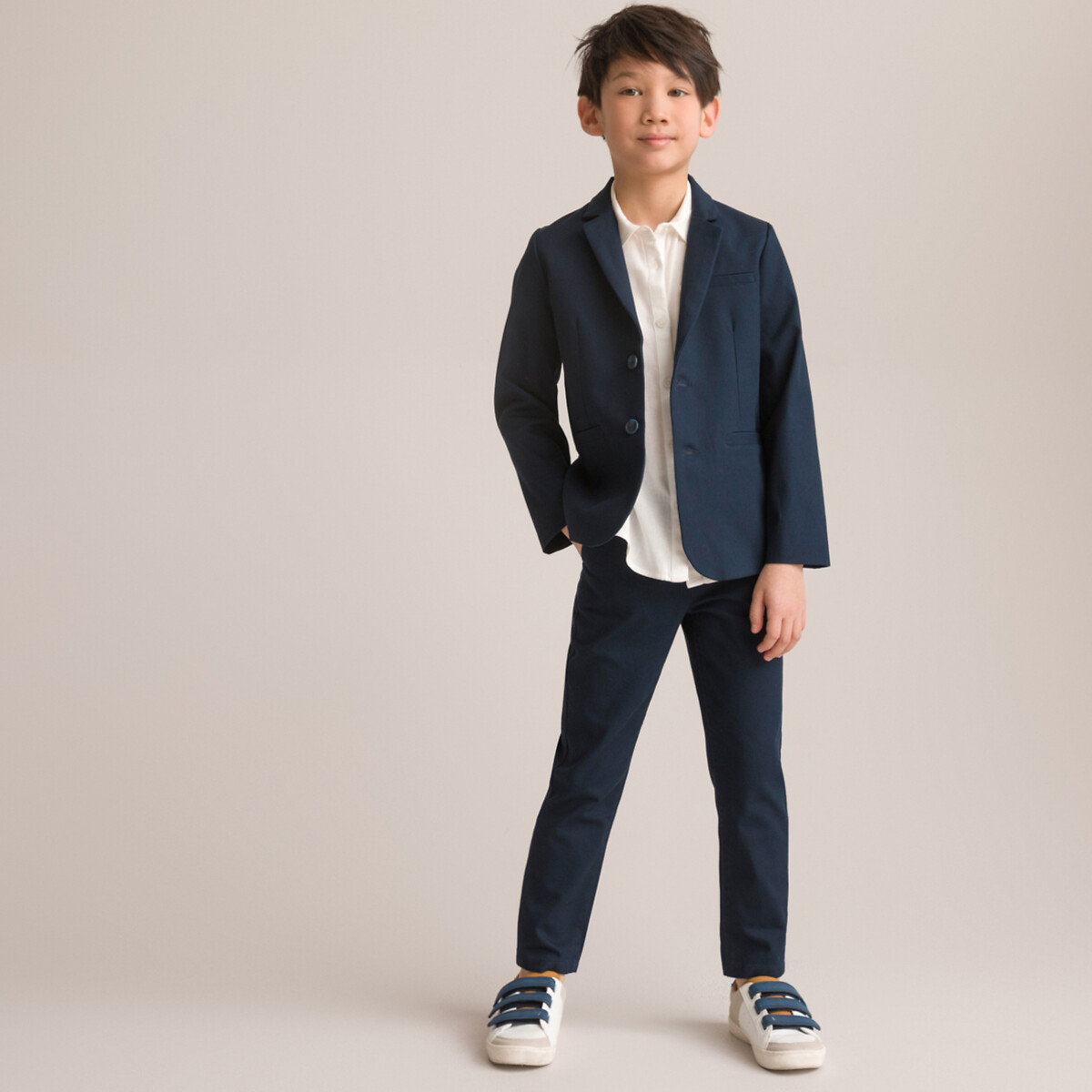 Smart Blazer navy blue, LA REDOUTE COLLECTIONS