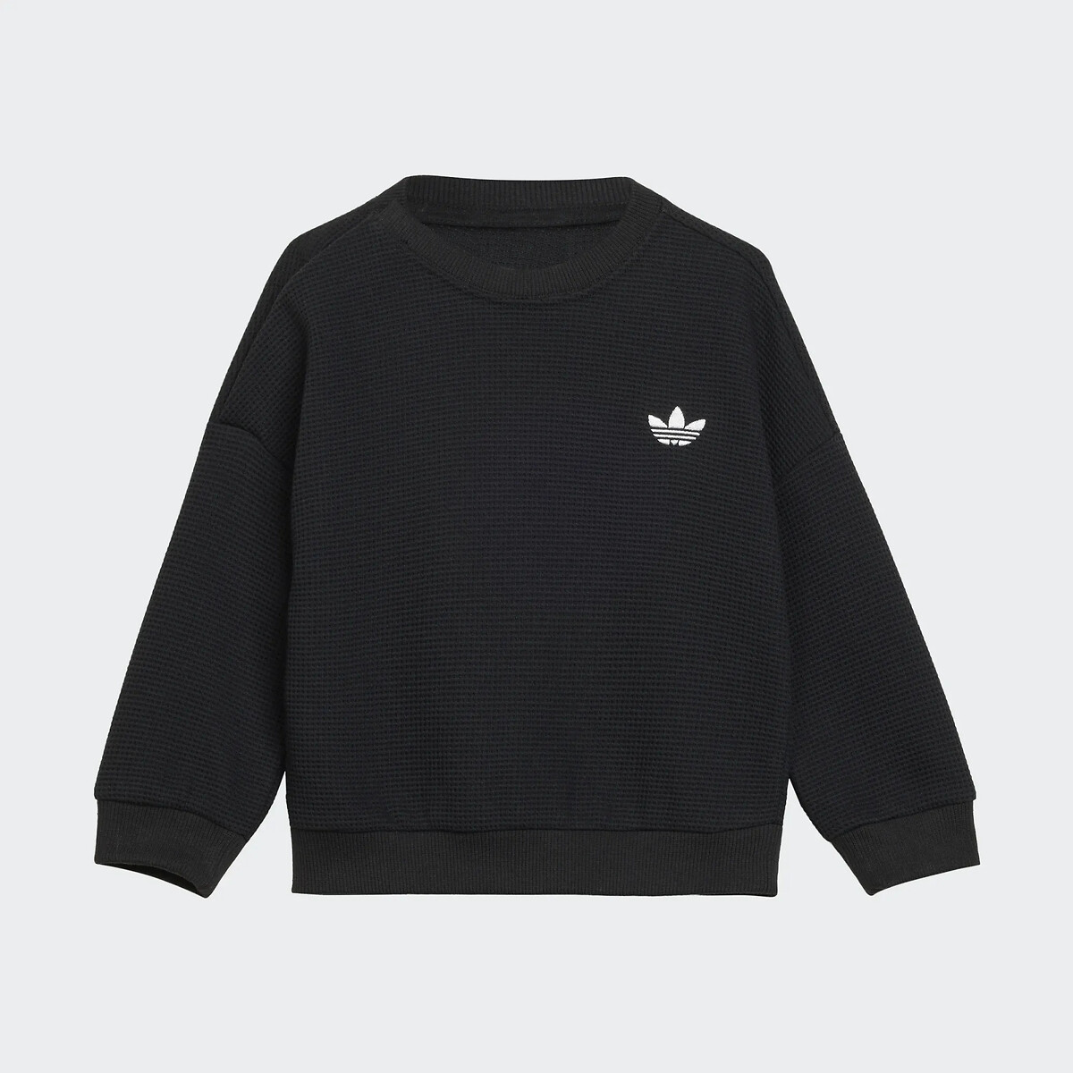 Ensemble en molleton gaufré noir, adidas Originals