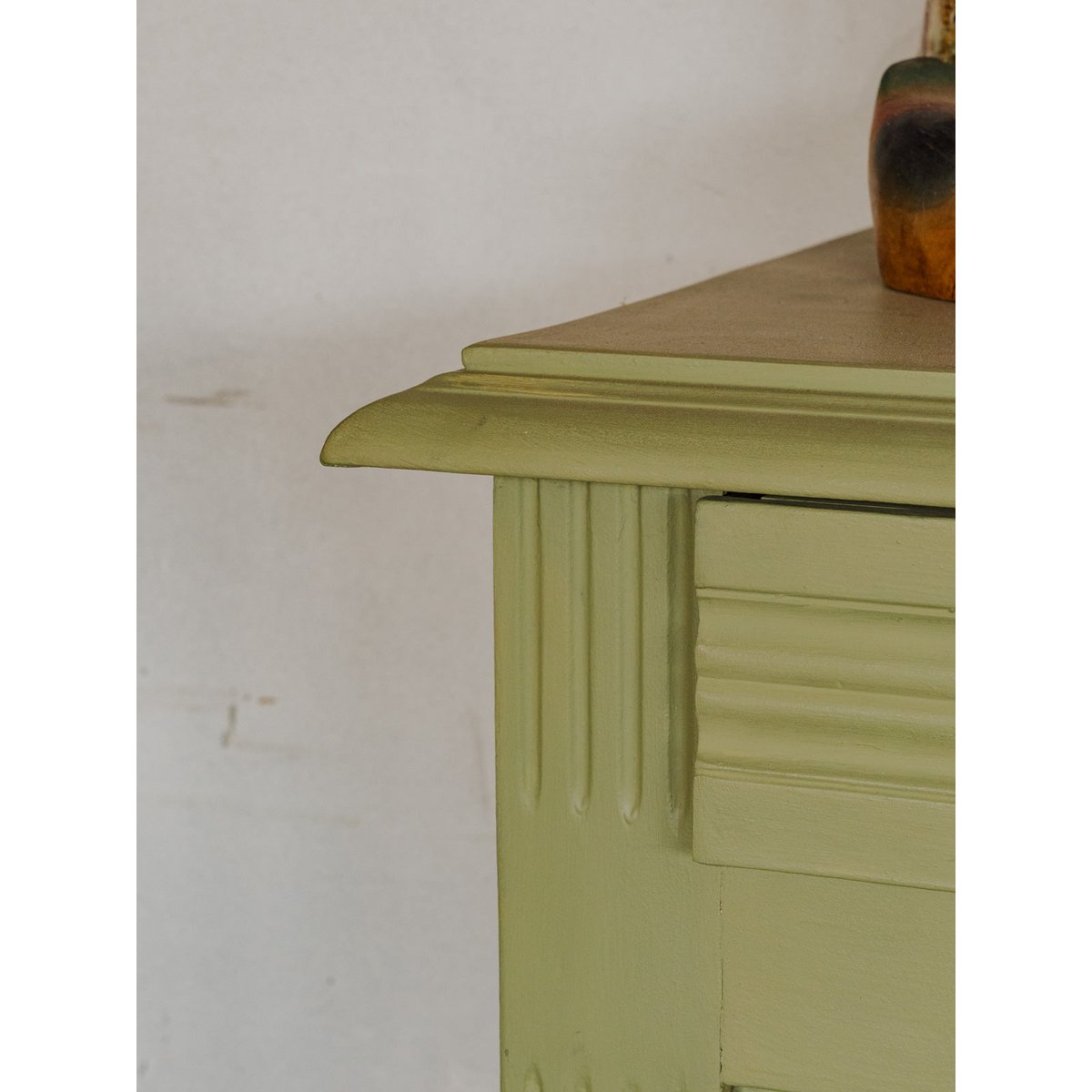 Buffet en bois vert Gilbert N°1883 - Bon état vert, DEBONGOUT