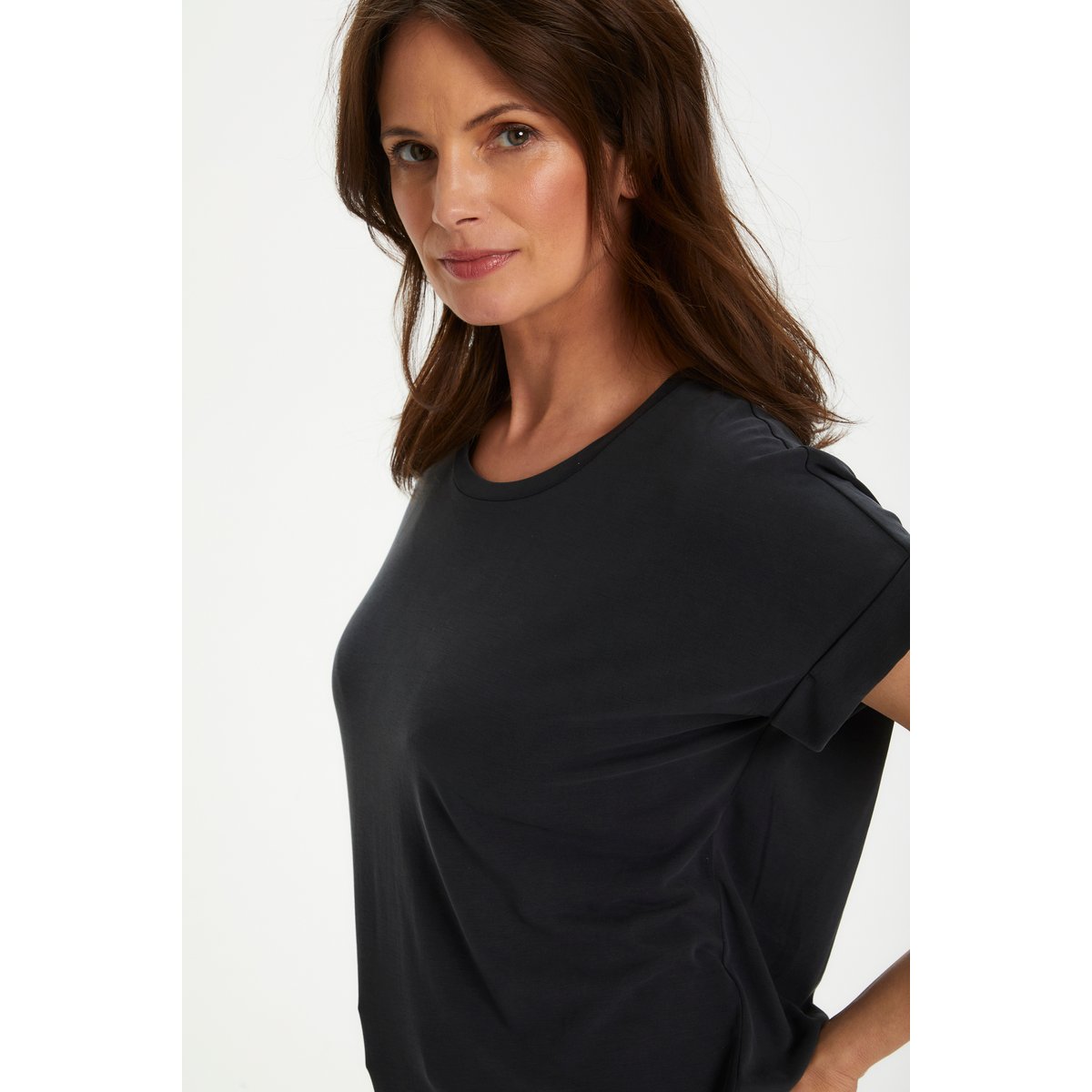 T-shirt noir black wash, CULTURE