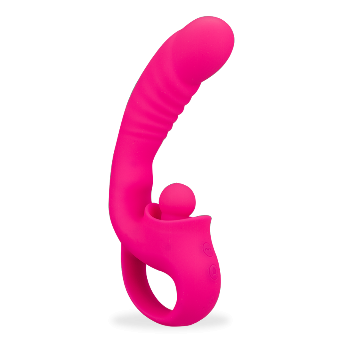 Vibromasseur puissant rabbit ergonomique Ellow rose, LOVE AND VIBES