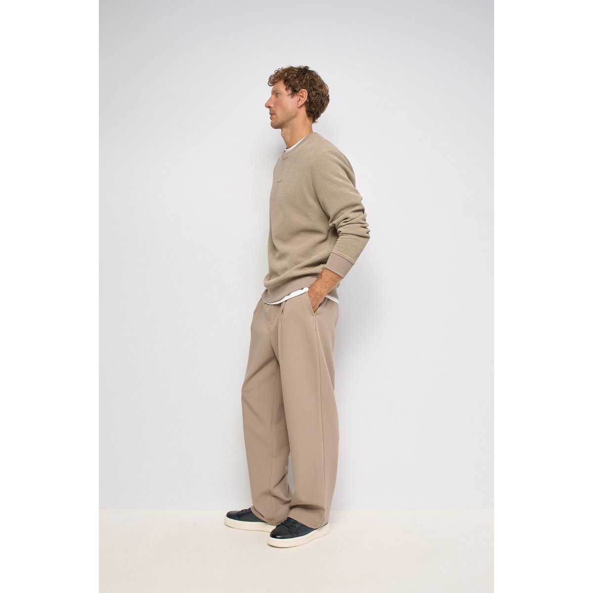 PULL TEXTURÉE beige, SALSA JEANS