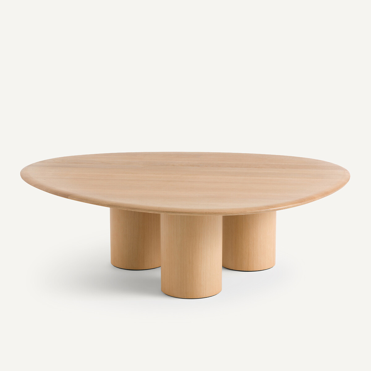 Table basse en chêne et plaqué, Brasero chêne naturel, AM.PM