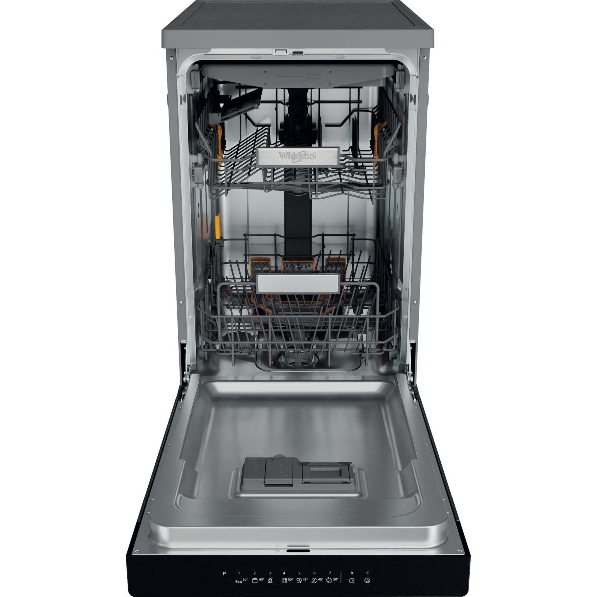 Lave vaisselle 45 cm WH6FB10BS7A0X couleur unique, WHIRLPOOL