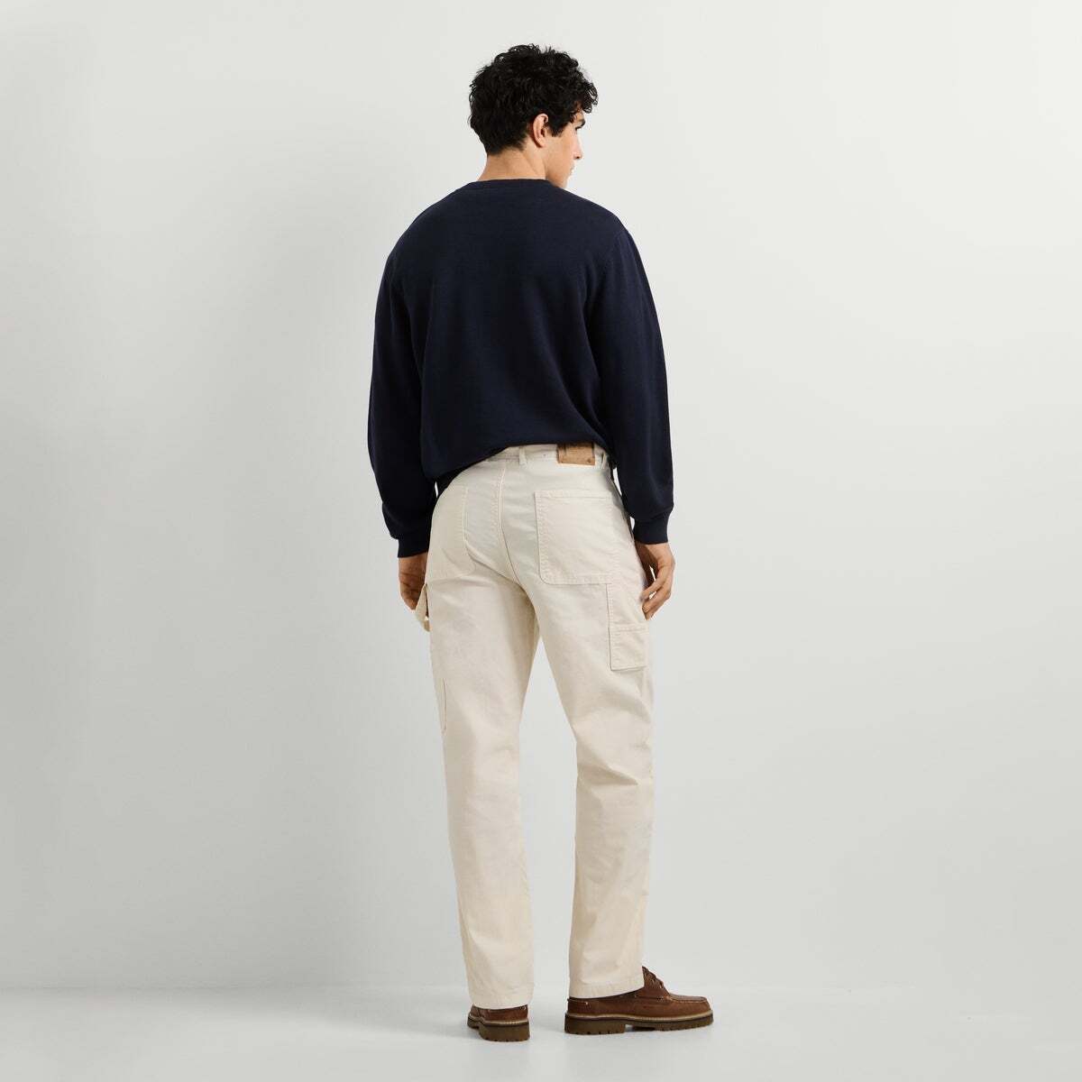 Pantalon Carpenter Coupe Décontractée blanc ivoire, PEPE JEANS