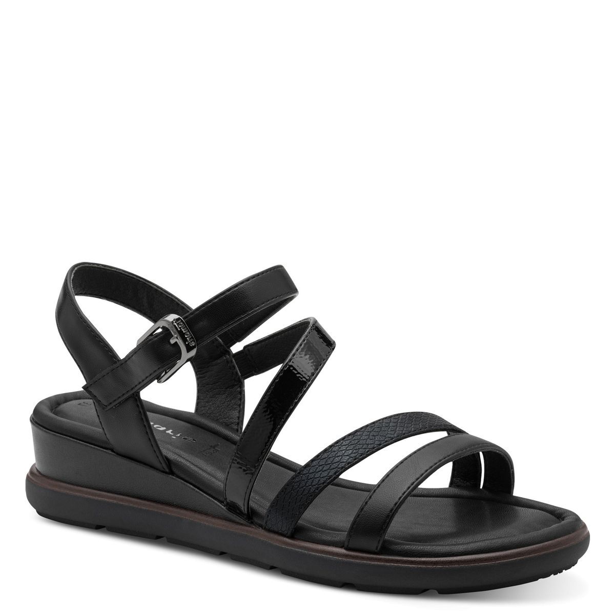 Sandale à talon à talon noir, TAMARIS
