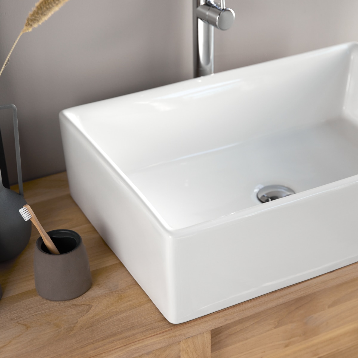 Vasque en Céramique, EMA blanc, TIKAMOON