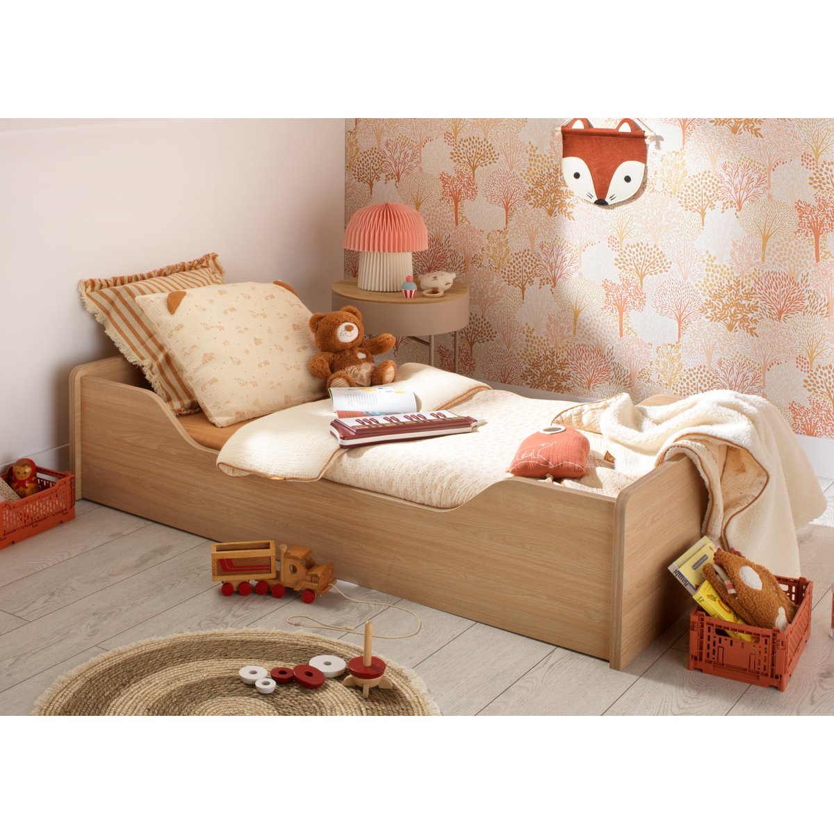 Couvre Lit en double gaze de coton beige, SAUTHON