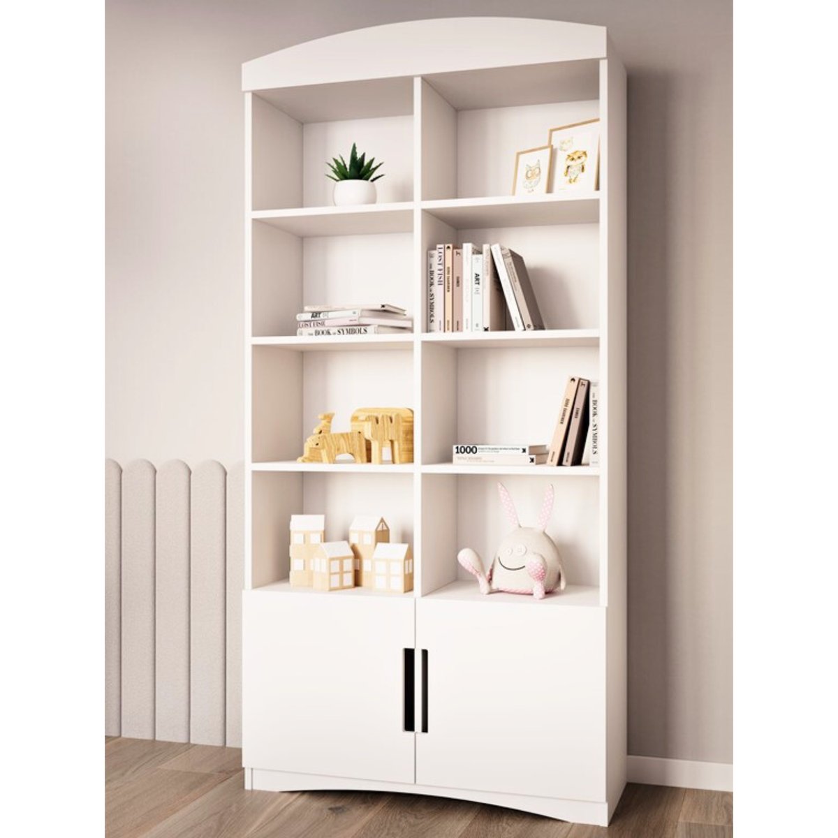 Bibliothèque Enfant Double Classic blanc, KOCOT KIDS