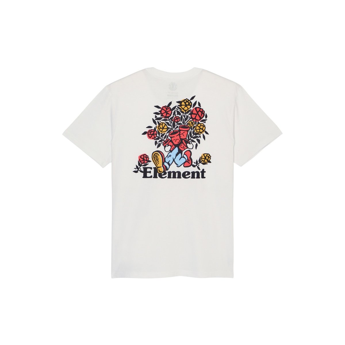 T-Shirt manches courtes HANDS FULL blanc optic white, ELEMENT