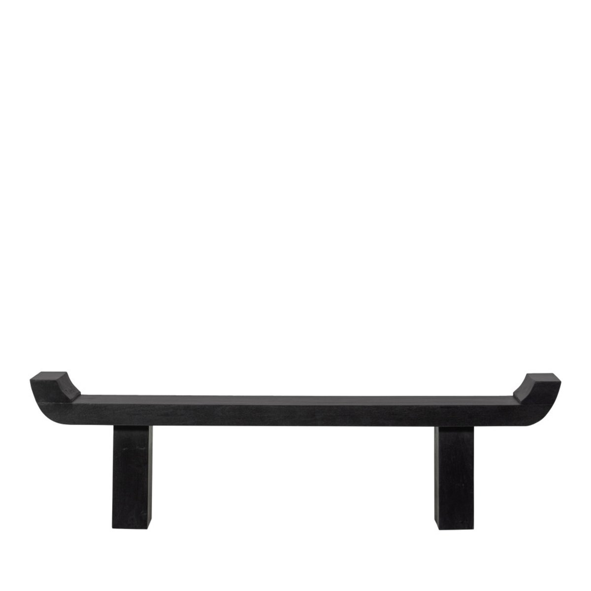 Banc japandi en bois L183cm- LOX noir, WOOOD