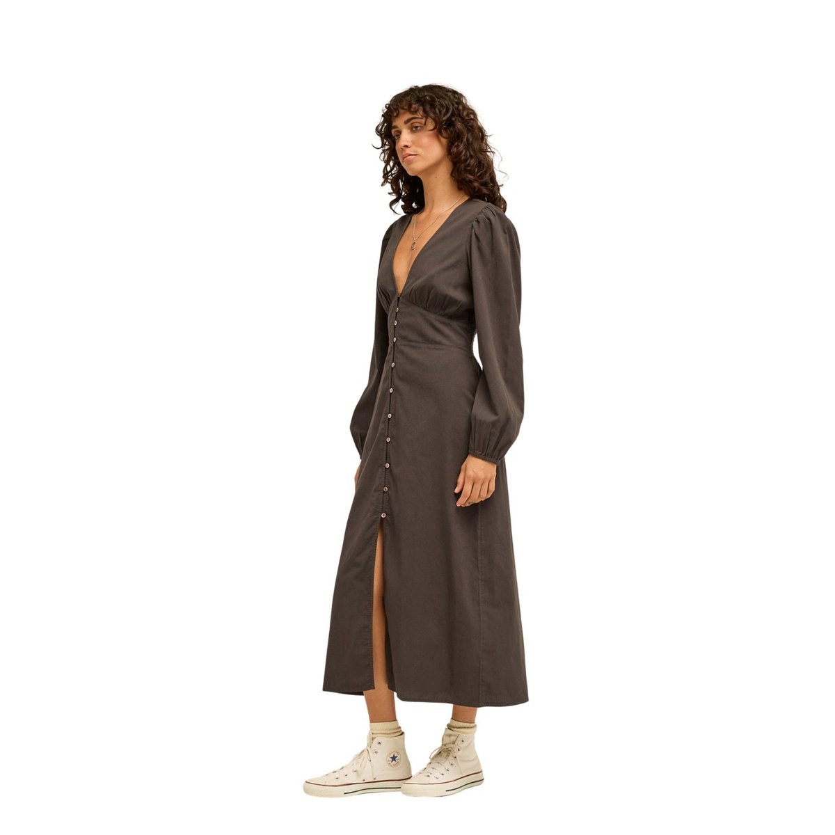 Robe en coton COOL NIGHT noir black sands, BILLABONG