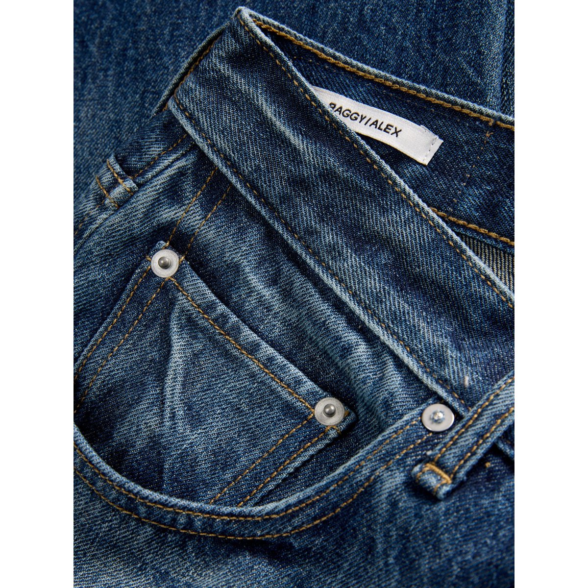 Jean Baggy Fit blue denim, JACK & JONES