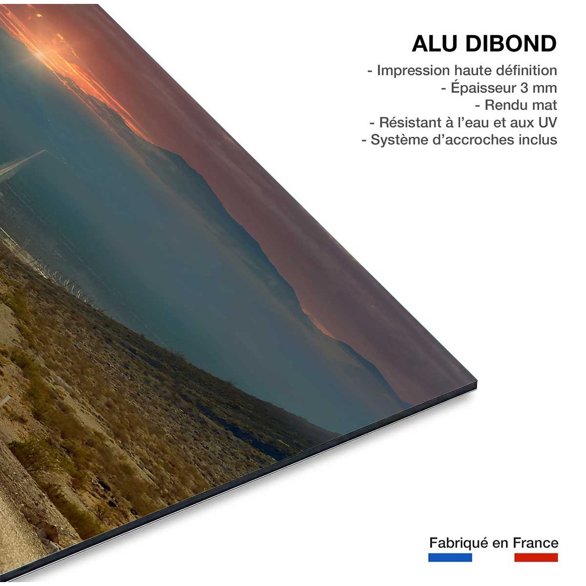 Tableau deco photo roadtrip tableau alu dibond, HEXOA