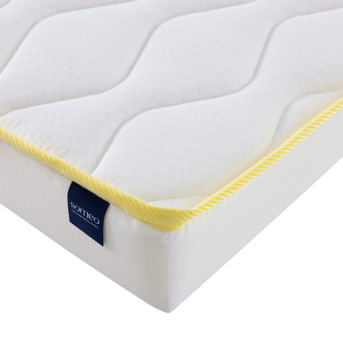 Matelas bébé mousse AURORE 200 blanc, SOMEO