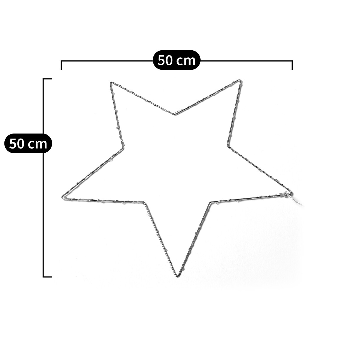 Luminaria a forma di stella LED, Omara ottone, AM.PM