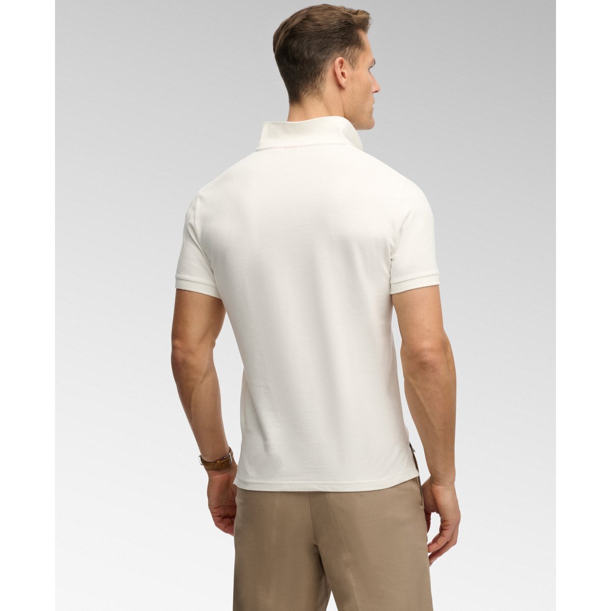 Polo Vintage Destroy blanc cassé, SUPERDRY