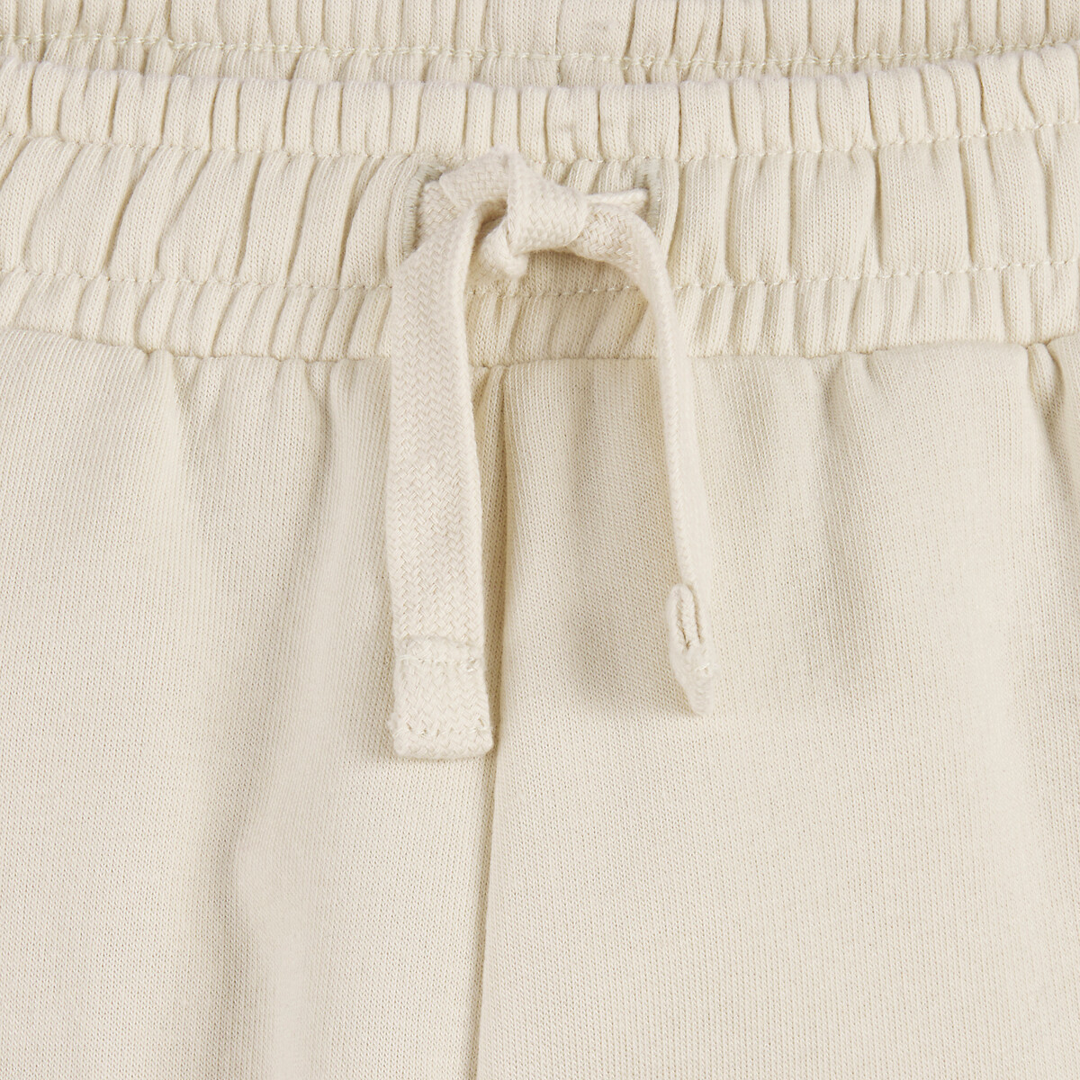 Oversized joggingbroek van zachte en warme fleece ecru, LA REDOUTE COLLECTIONS