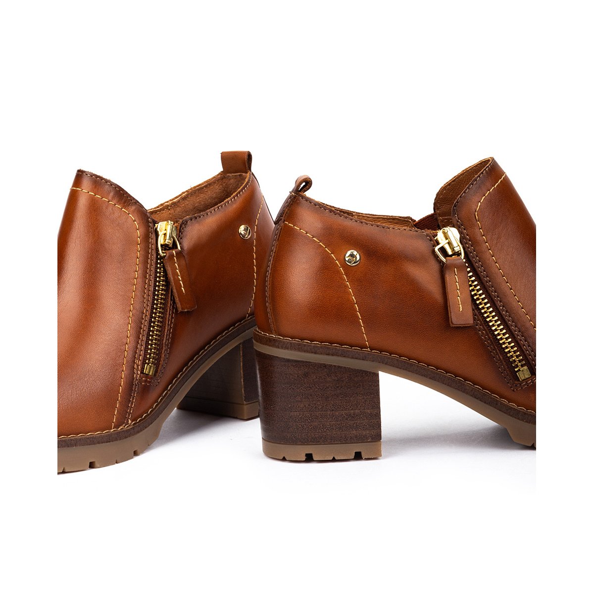 Chaussures montantes cuir Llanes brandy, PIKOLINOS